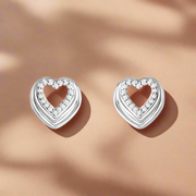 silver earrings